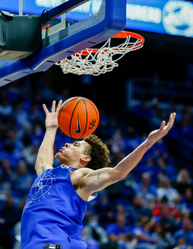 Kellan Grady. 

2021-22 Blue-White game.

Photo By Barry Westerman | UK Athletics