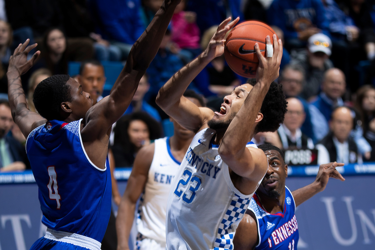 EJ Montgomery.

Kentucky beat Tennessee State 77-62.

Photo by Chet White | UK Athletics