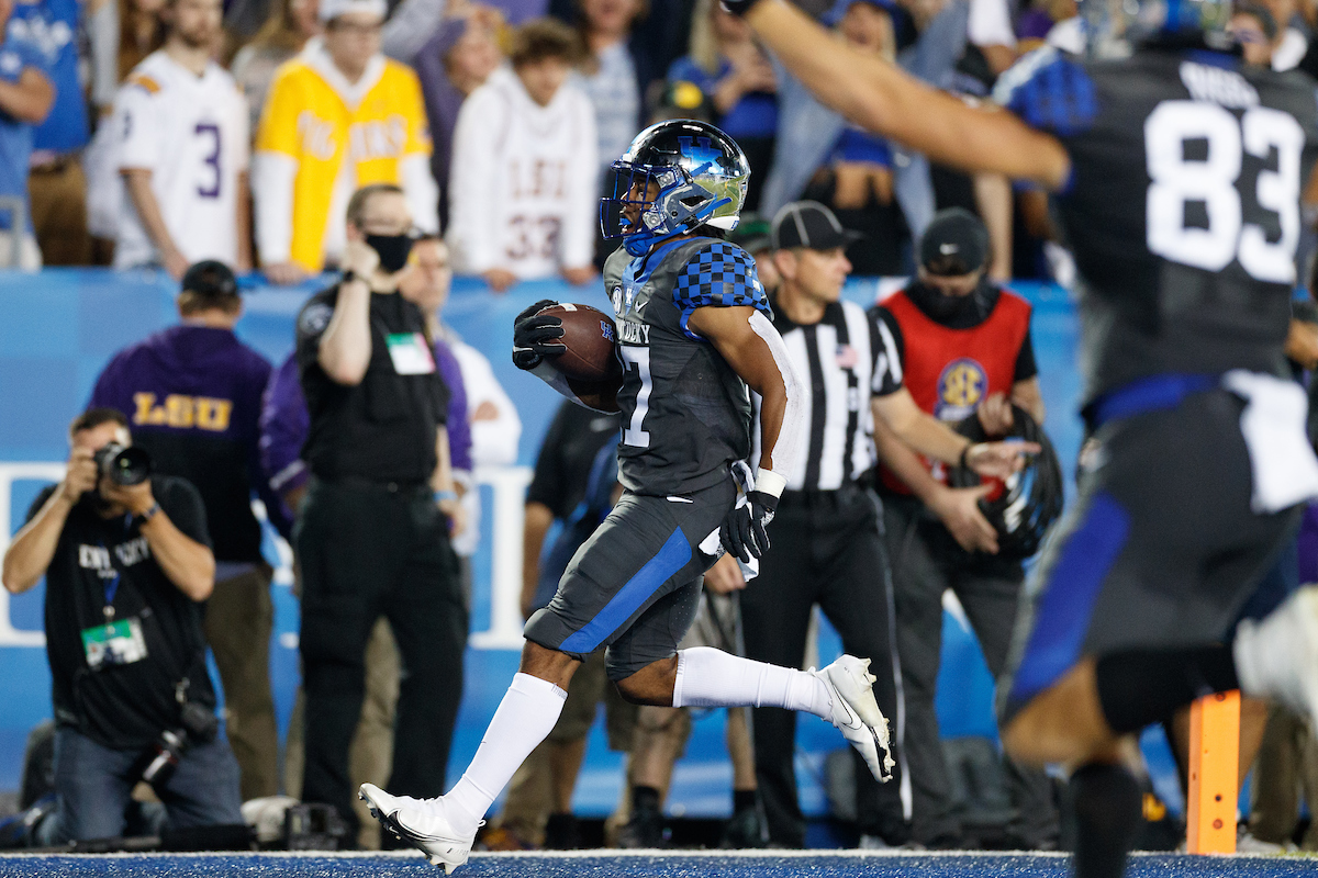 JuTahn McClain.

UK beat LSU 42-21.

Photo by Elliott Hess | UK Athletics