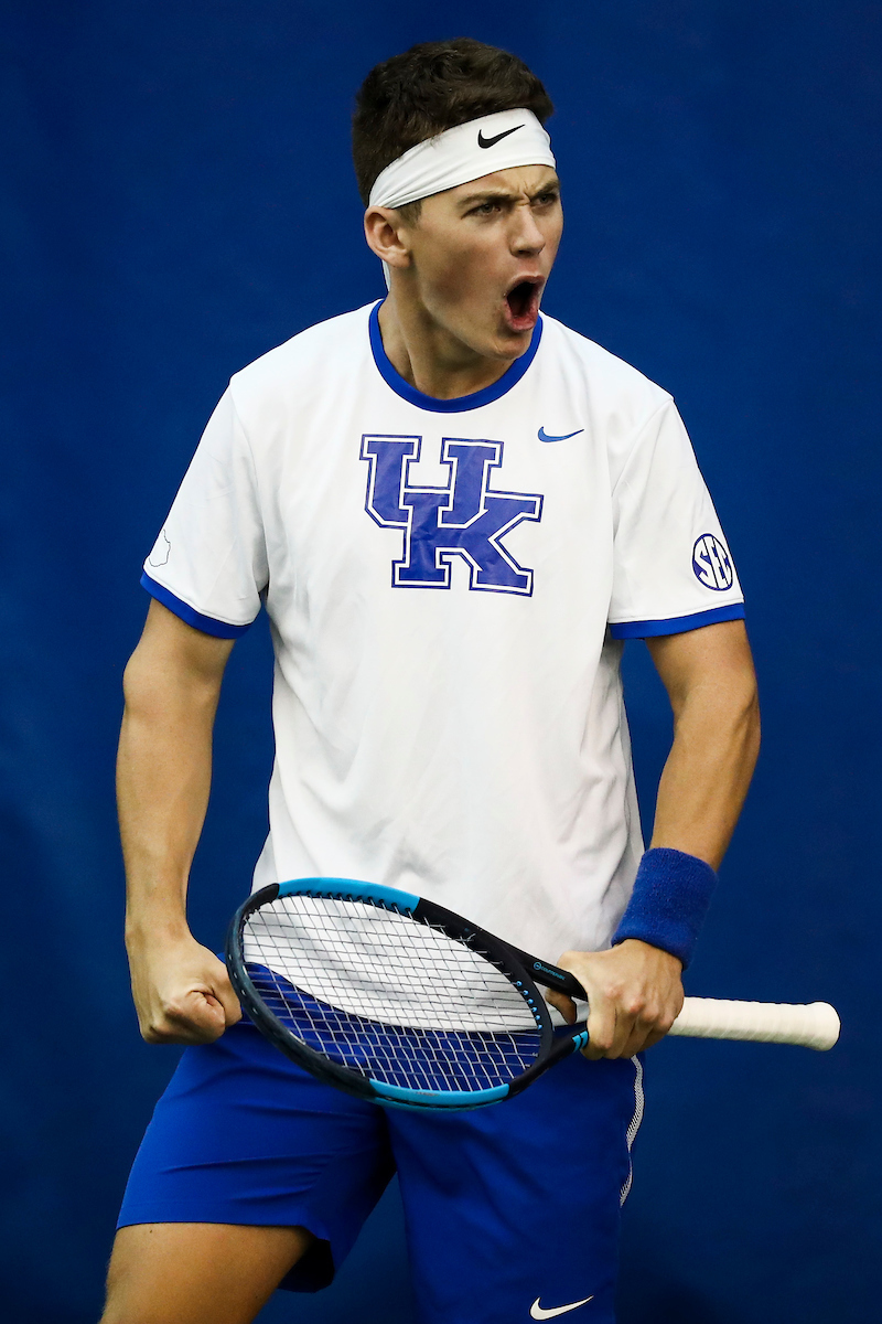 Liam Draxl.

Kentucky beat Memphis 4-1.

Photo by Chet White | UK Athletics