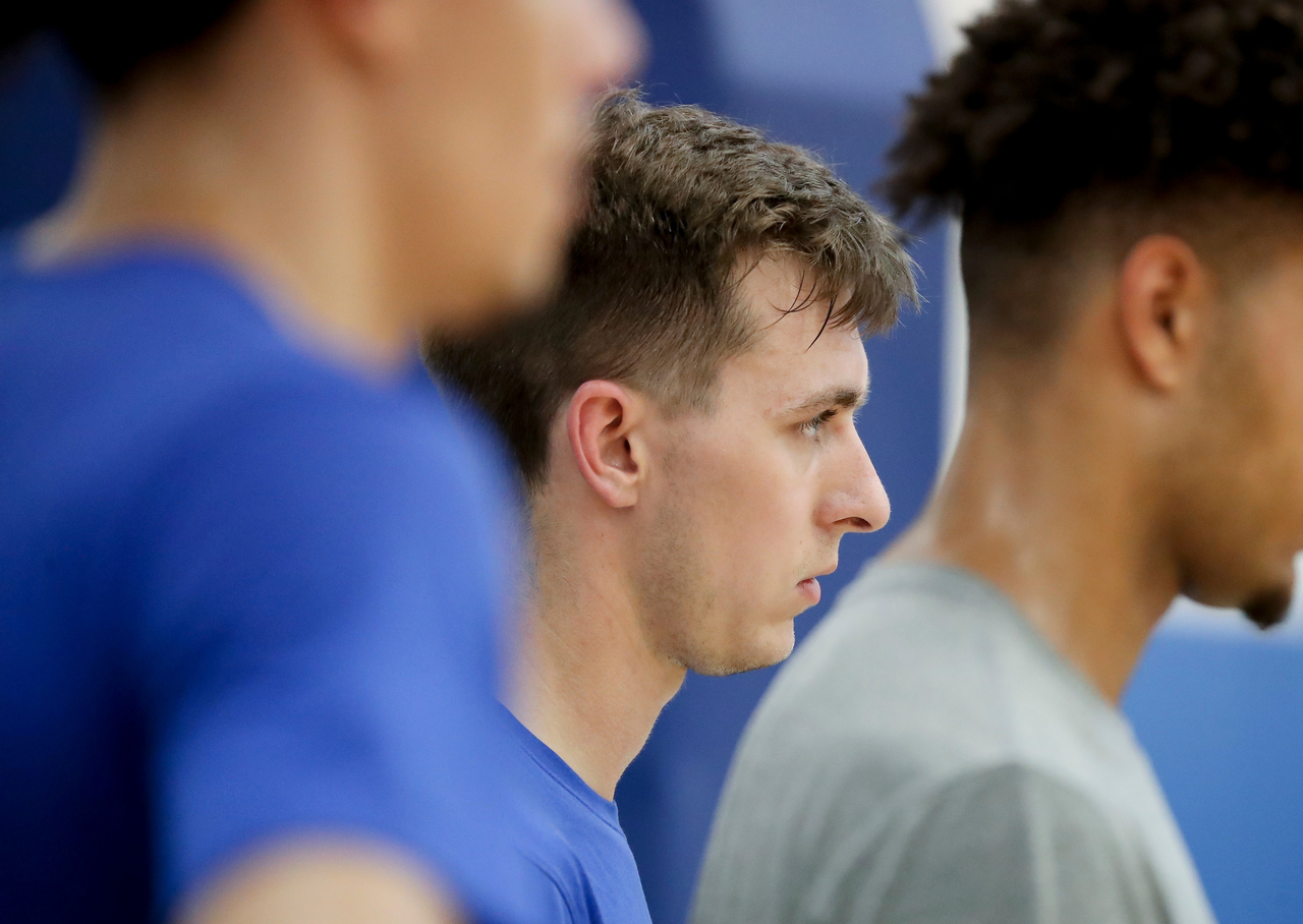 Brennan Canada.

Summer practice.

Photo by Chet White | UK Athletics