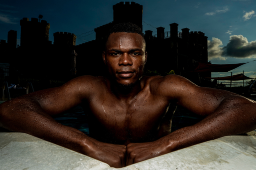 Oscar Tshiebwe.

Kentucky MBB Photoshoot at the Kentucky Castle.

Photos by Chet White | UK Athletics