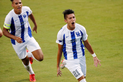 Kalil Elmedkhar.

The UK men's soccer team beat DePaul 1-0 on August 24, 2018.

Photo by Chet White | UK Athletics