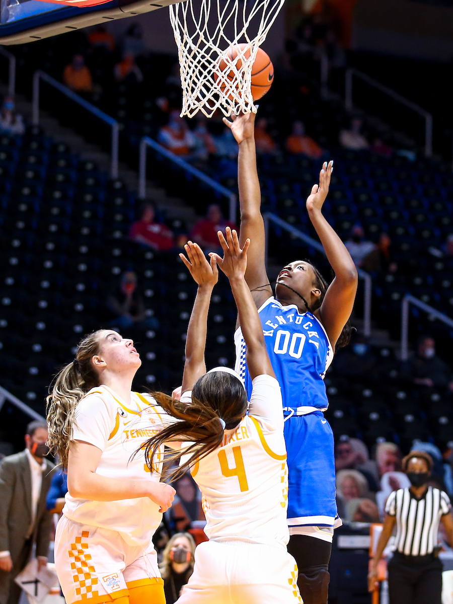 Olivia Owens. 

Kentucky loses to Tennessee 70-53.

Photo by Eddie Justice | UK Athletics