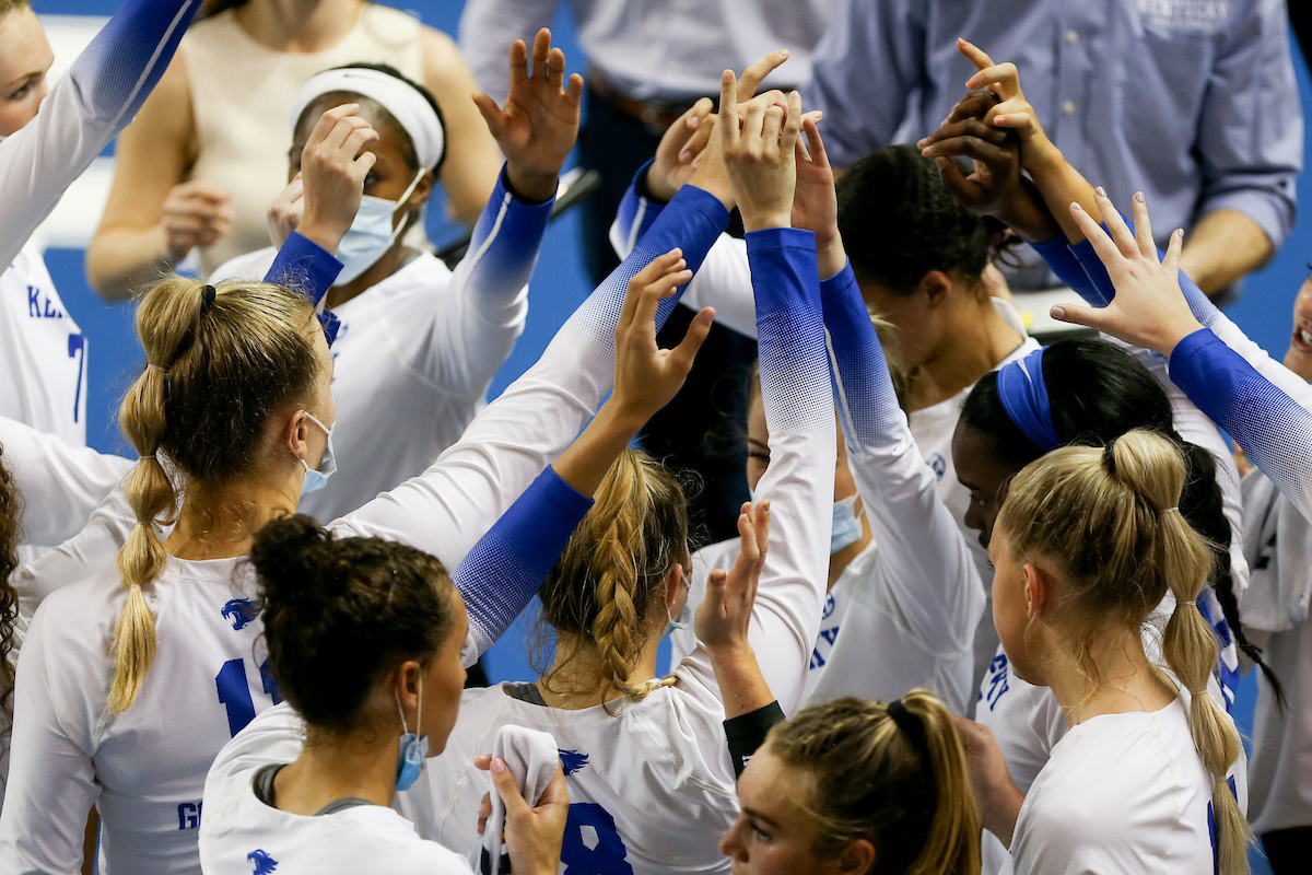 Kentucky sweeps Alabama 3-0 and wins SEC Championship.

Photo by Hannah Phillips | UK Athletics