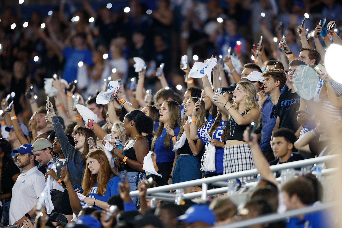 Fans.

UK beat LSU 42-21.

Photo by Elliott Hess | UK Athletics