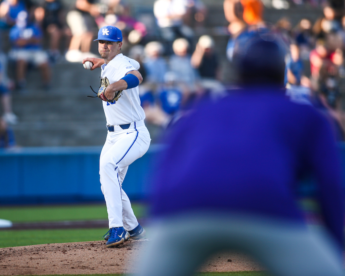 Cole Stupp.

Kentucky falls to LSU 15-2.

Photo by Grace Bradley | UK Athletics