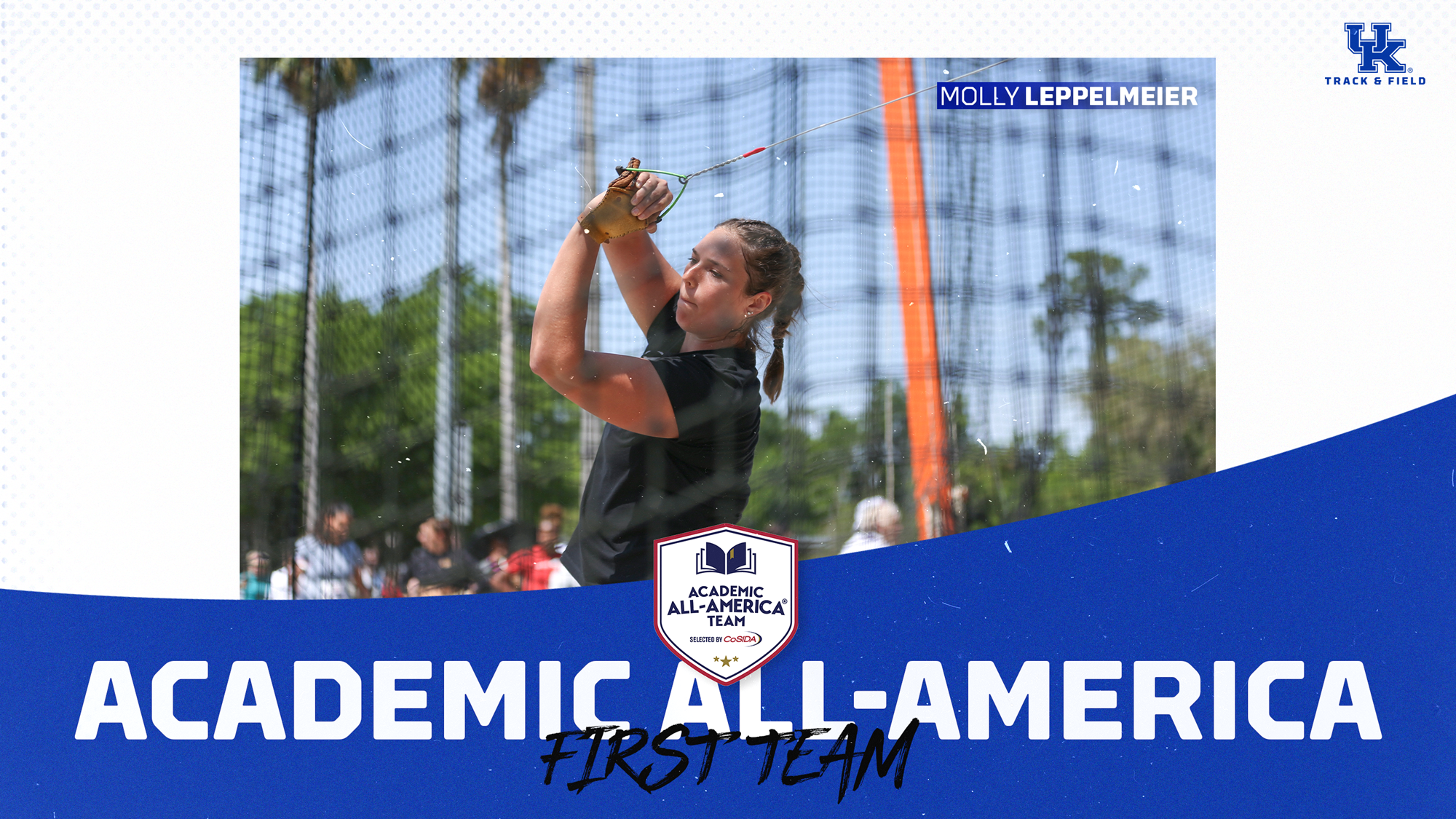 Molly Leppelmeier Selected to CoSIDA Academic All-America First Team