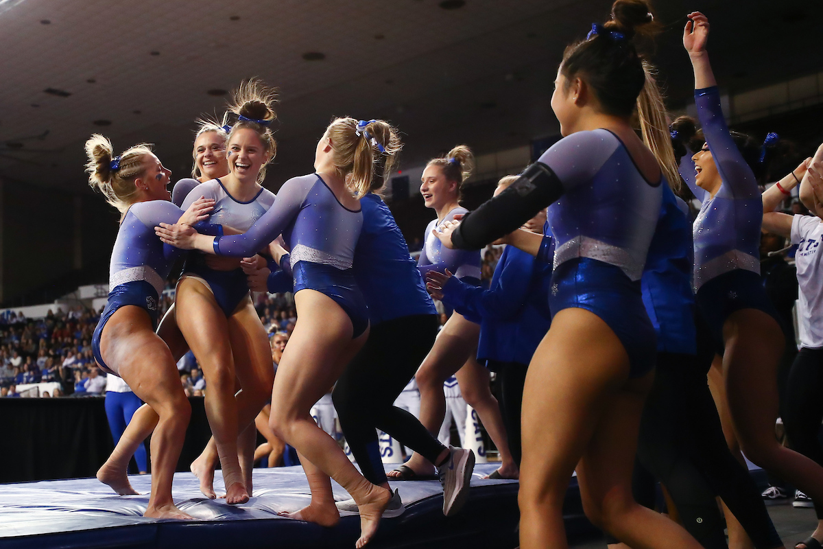 Kentucky wins quad meet in Memorial Coliseum Debut.


Photo by Elliott Hess | UK Athletics