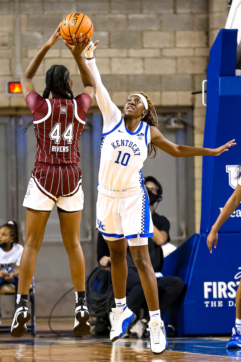 Rhyne Howard.

Kentucky loses to South Carolina 59-50..

Photo by Eddie Justice | UK Athletics