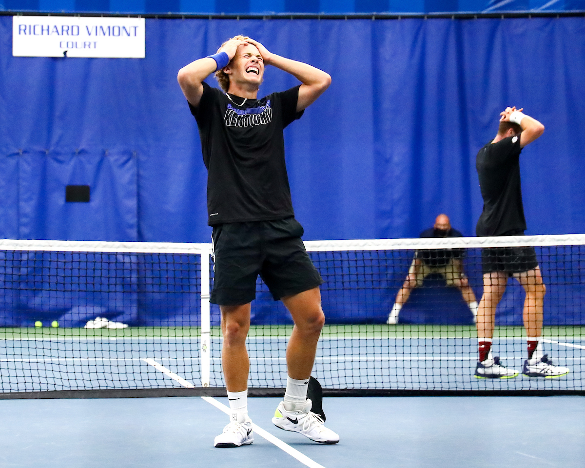 Liam Draxl. 

Kentucky defeats South Carolina 4-2. 

Photo by Eddie Justice | UK Athletics
