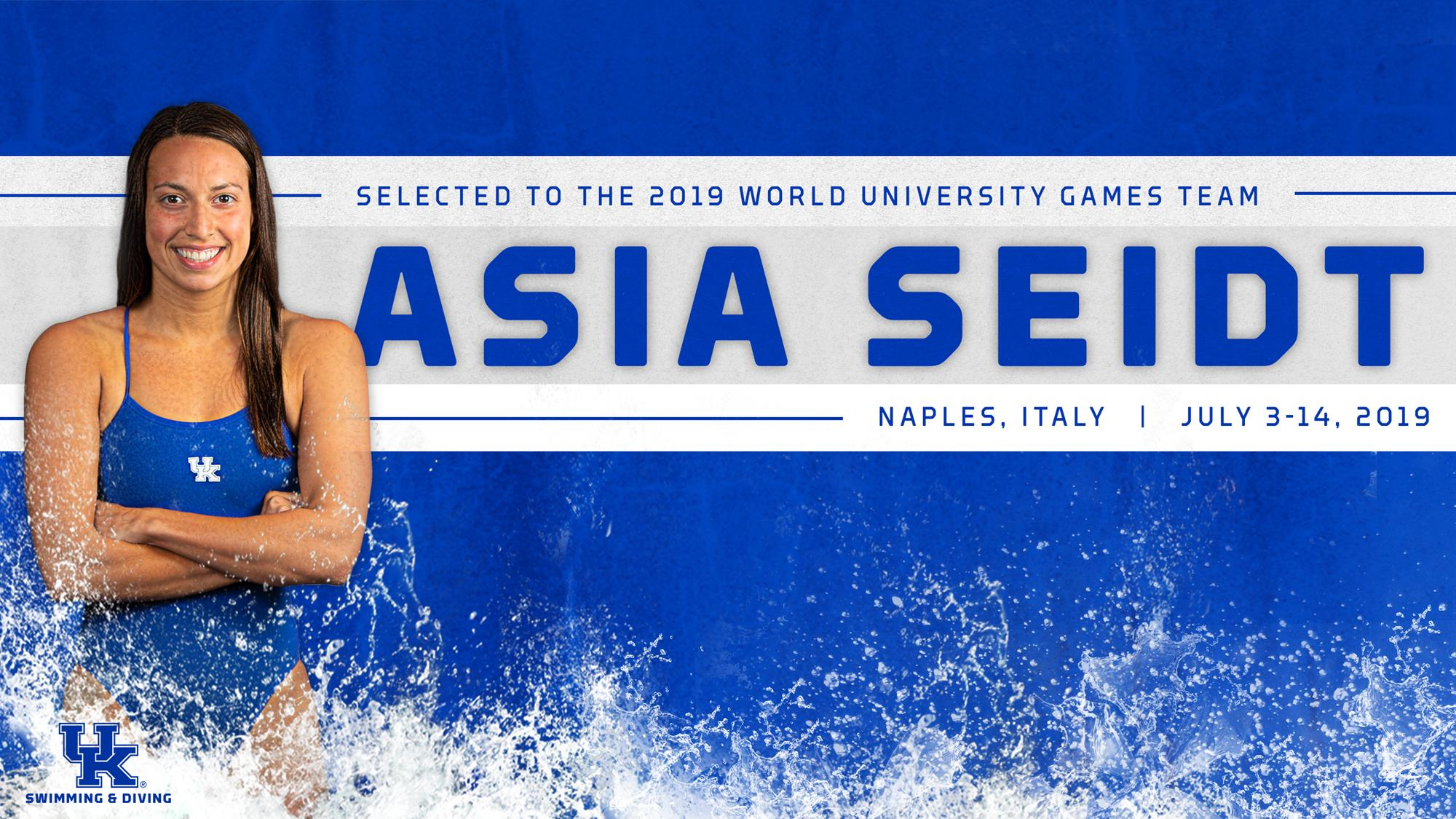 Seidt Selected to the 2019 World University Games Team