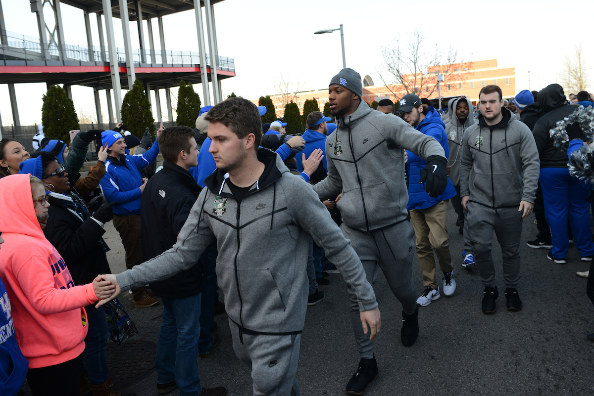 The University of Kentucky football team falls to Northwestern 23-24 in the Music City Bowl on Friday, December 29, 2017, at Nissan Field in Nashville, Tn.