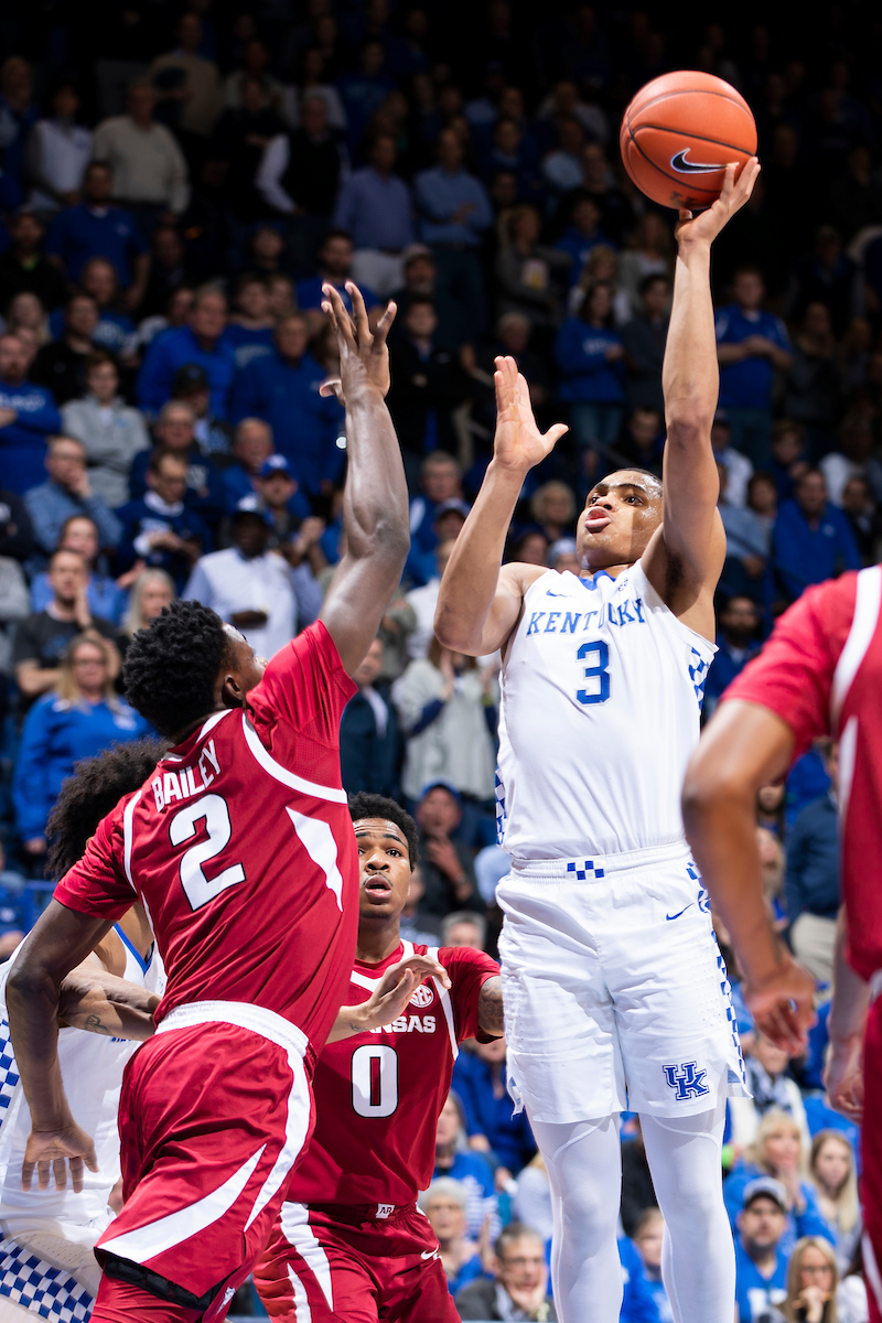 Keldon Johnson.

Kentucky beat Arkansas 70-66.

Photo by Chet White | UK Athletics