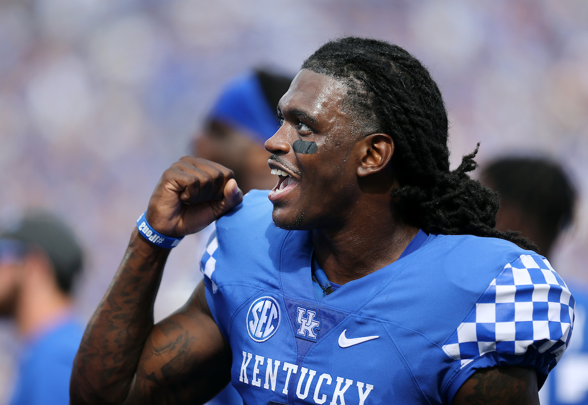Terry Wilson

Kentucky Football beats Central Michigan 35-20.

Photo by Britney Howard | UK Athletics