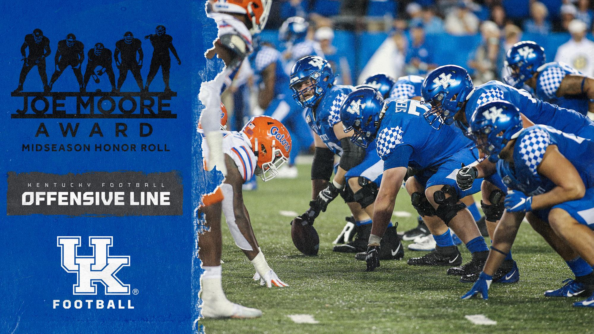 Kentucky Offensive Line Recognized by Joe Moore Award