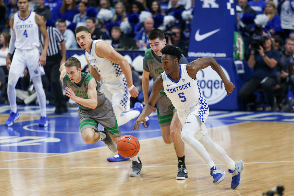 IMMANUEL QUICKLEY


Men's Basketball beats North Dakota 96-58.

Photo by Hannah Phillips  | UK Athletics