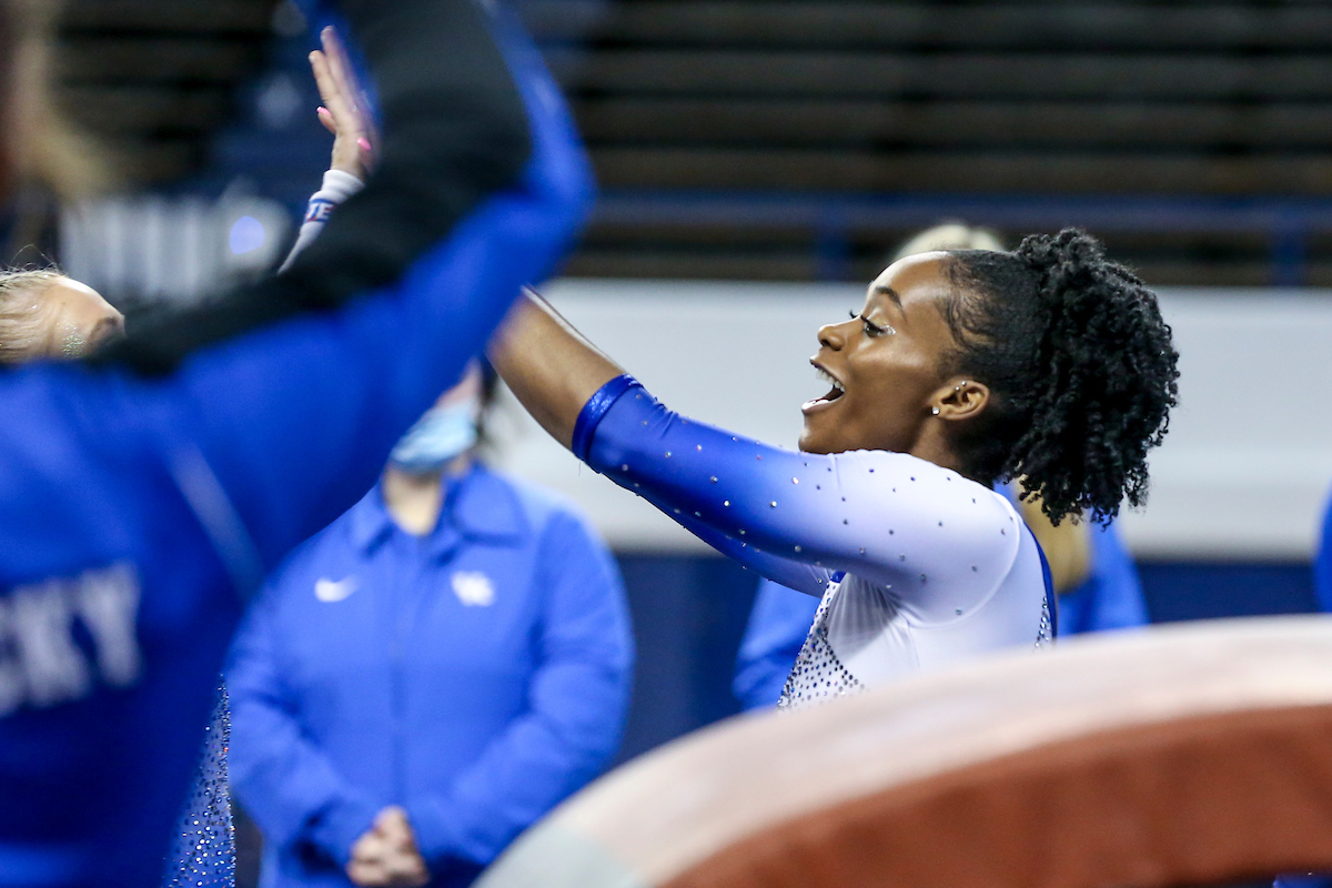 Arianna Patterson.

2021-22 Blue-White Meet.

Photo by Sarah Caputi | UK Athletics