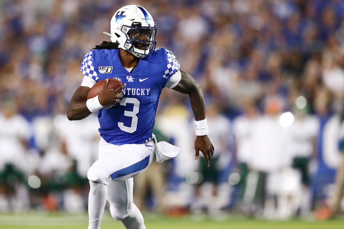 Terry Wilson.


UK beat EMU 38-17.


Photo by Elliott Hess | UK Athletics