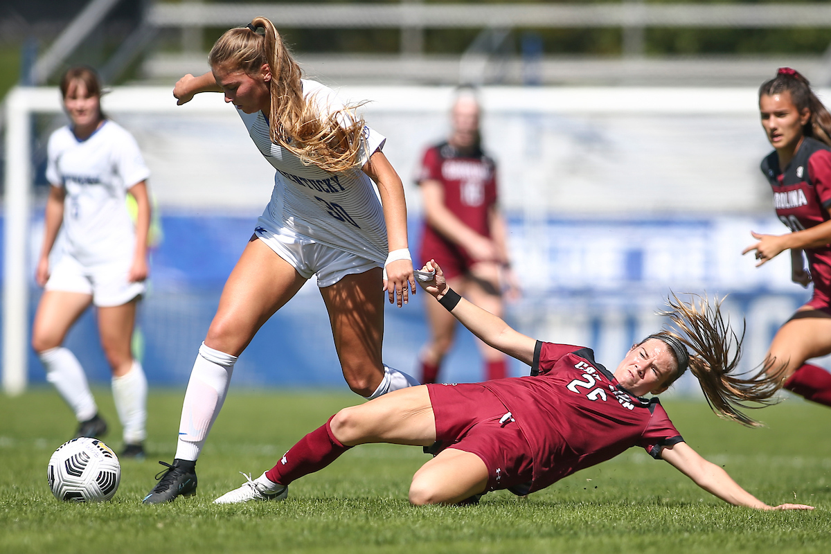 Jordyn Rhodes.

Kentucky falls to South Carolina 2-1.

Photo by Grace Bradley | UK Athletics