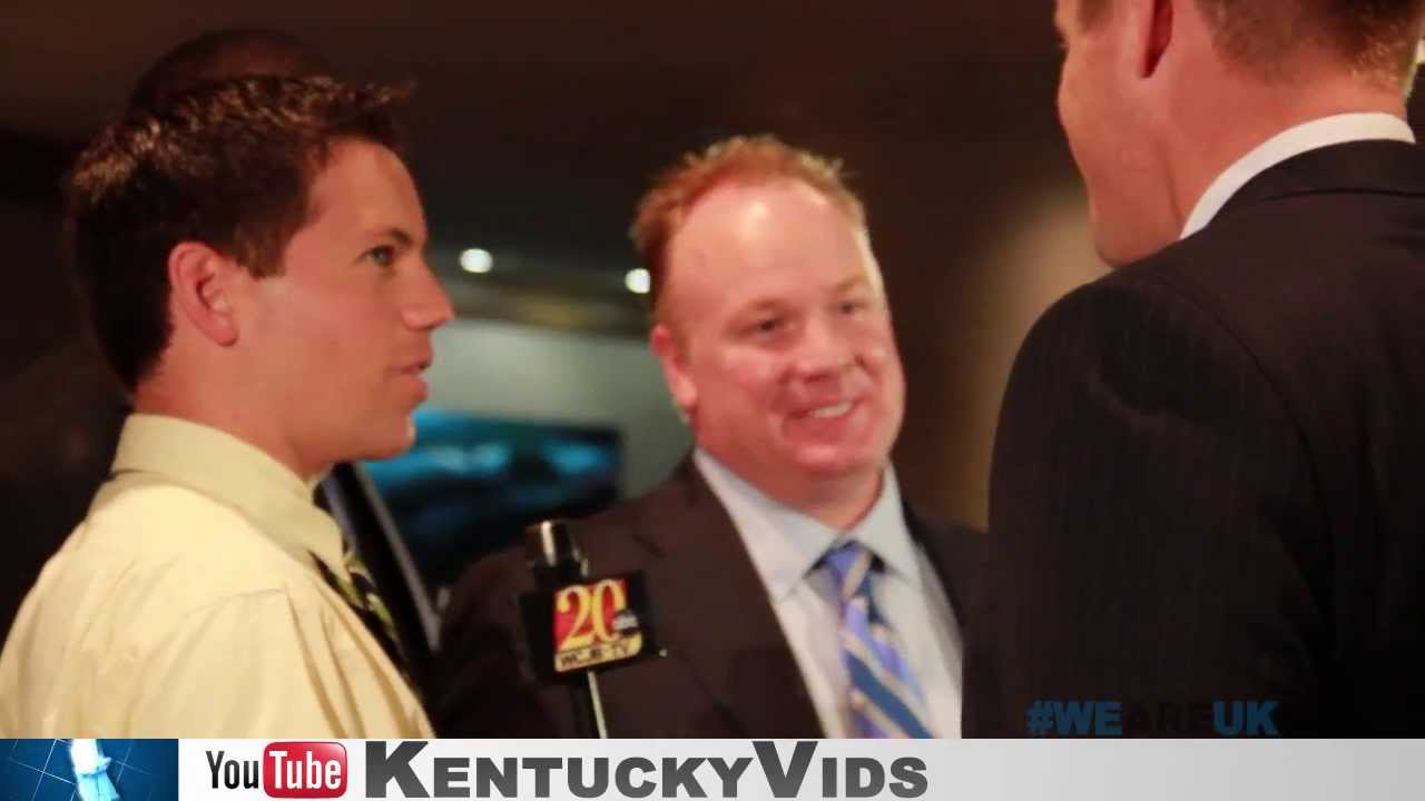 SEC Football Media Day 2013: Coach Stoops and players make their rounds