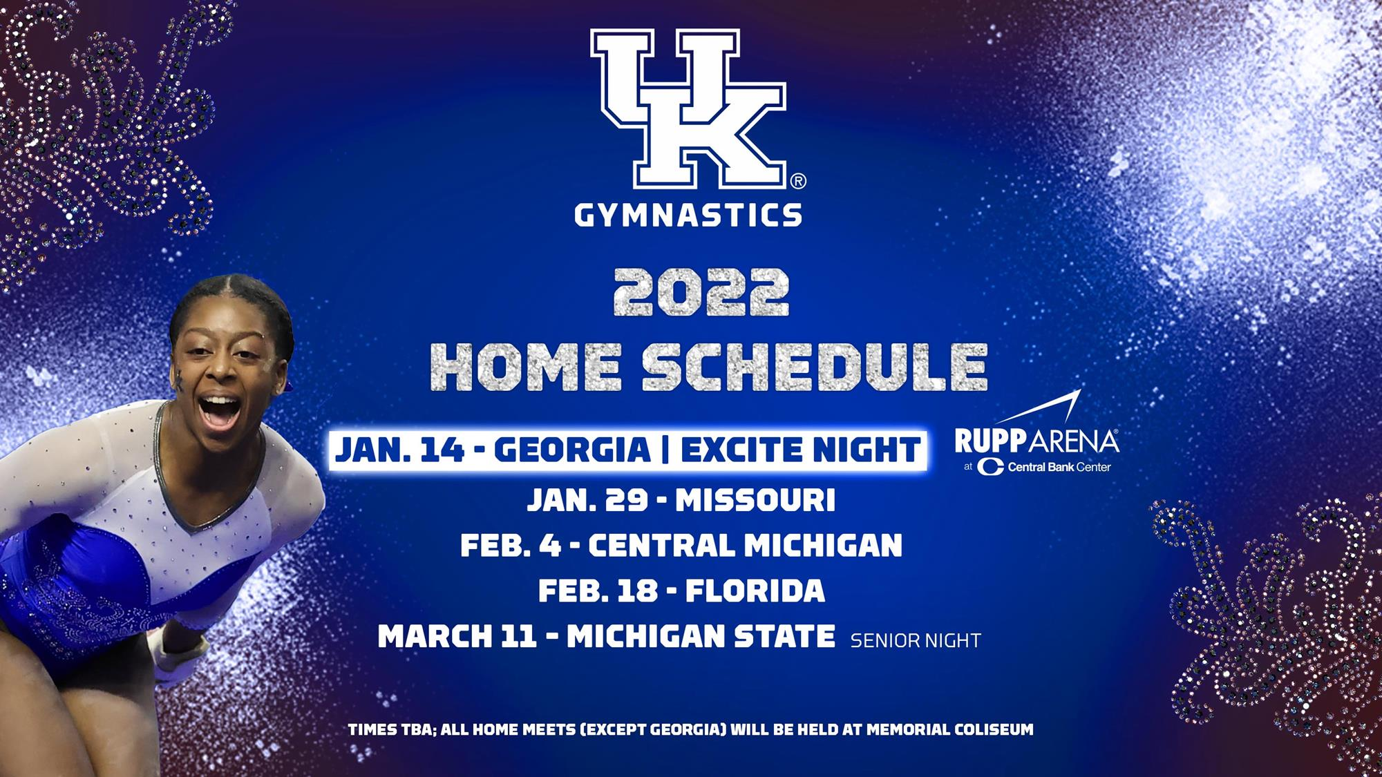 UK Gymnastics Releases 2022 Home Schedule