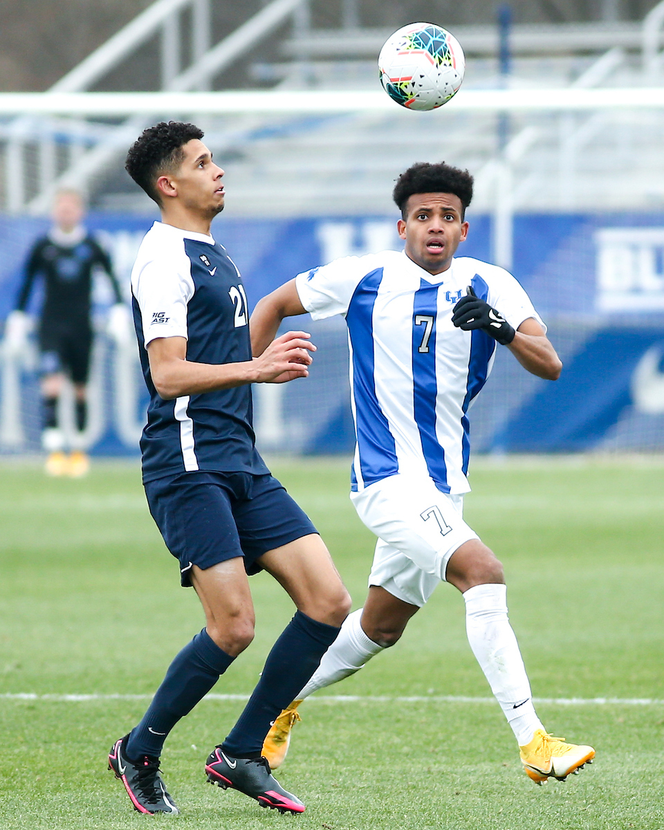 Daniel Evans. 

Kentucky beats Xavier 2-1.

Photo by Eddie Justice | UK Athletics