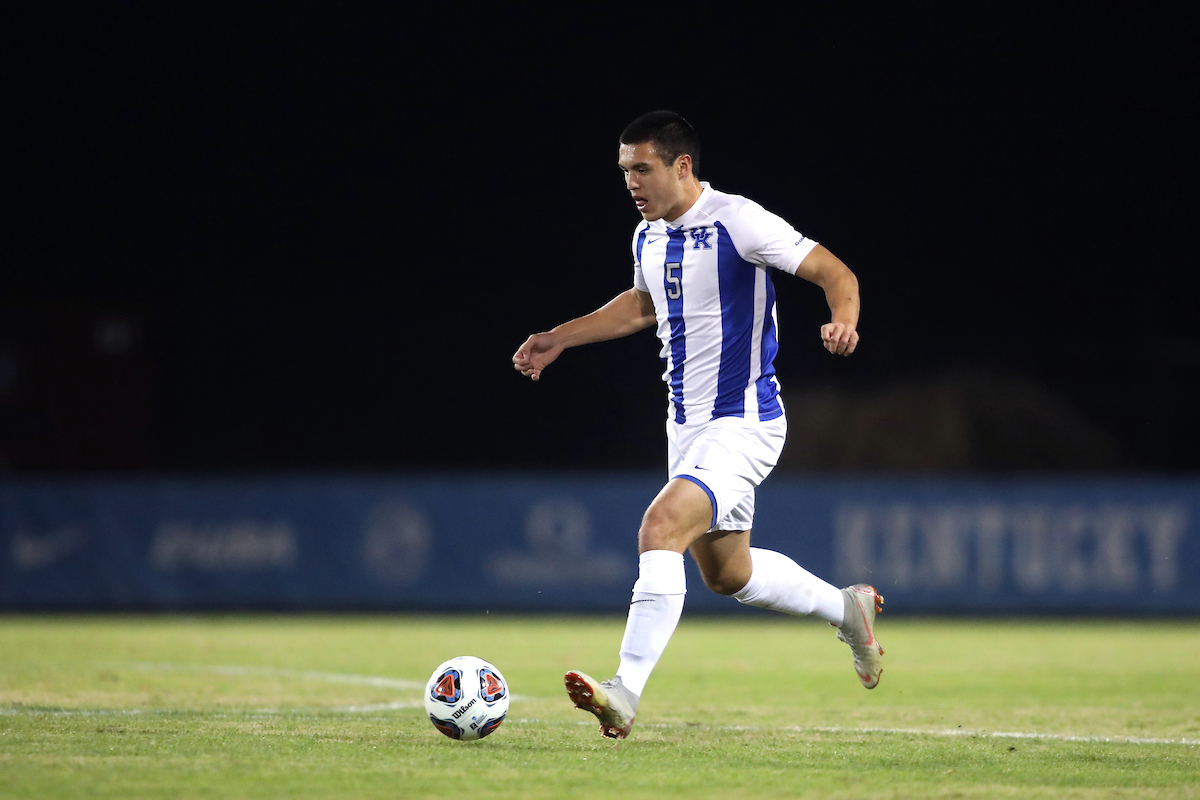 Leon Jones.

Men's soccer beats Lipscomb 2-1.

Photo by Quinn Foster | UK Athletics