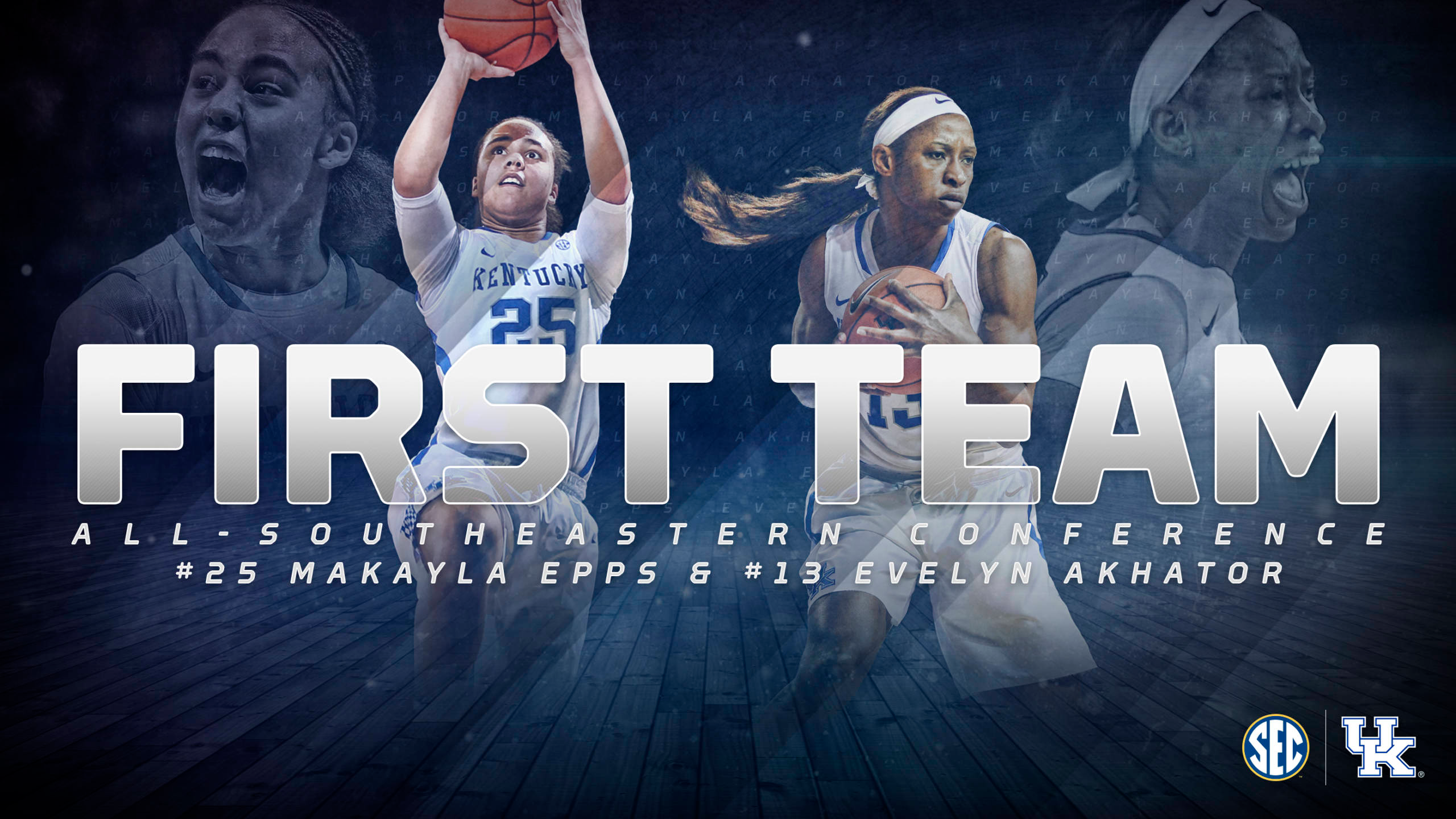 Makayla Epps, Evelyn Akhator Named First Team All-SEC