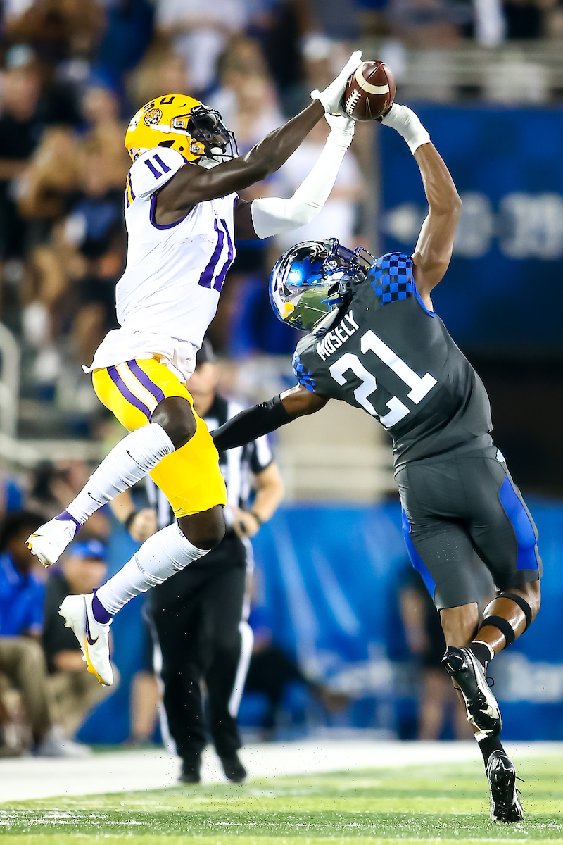 Quandre Mosely. 

UK beat LSU 42-21.

Photo by Eddie Justice | UK Athletics