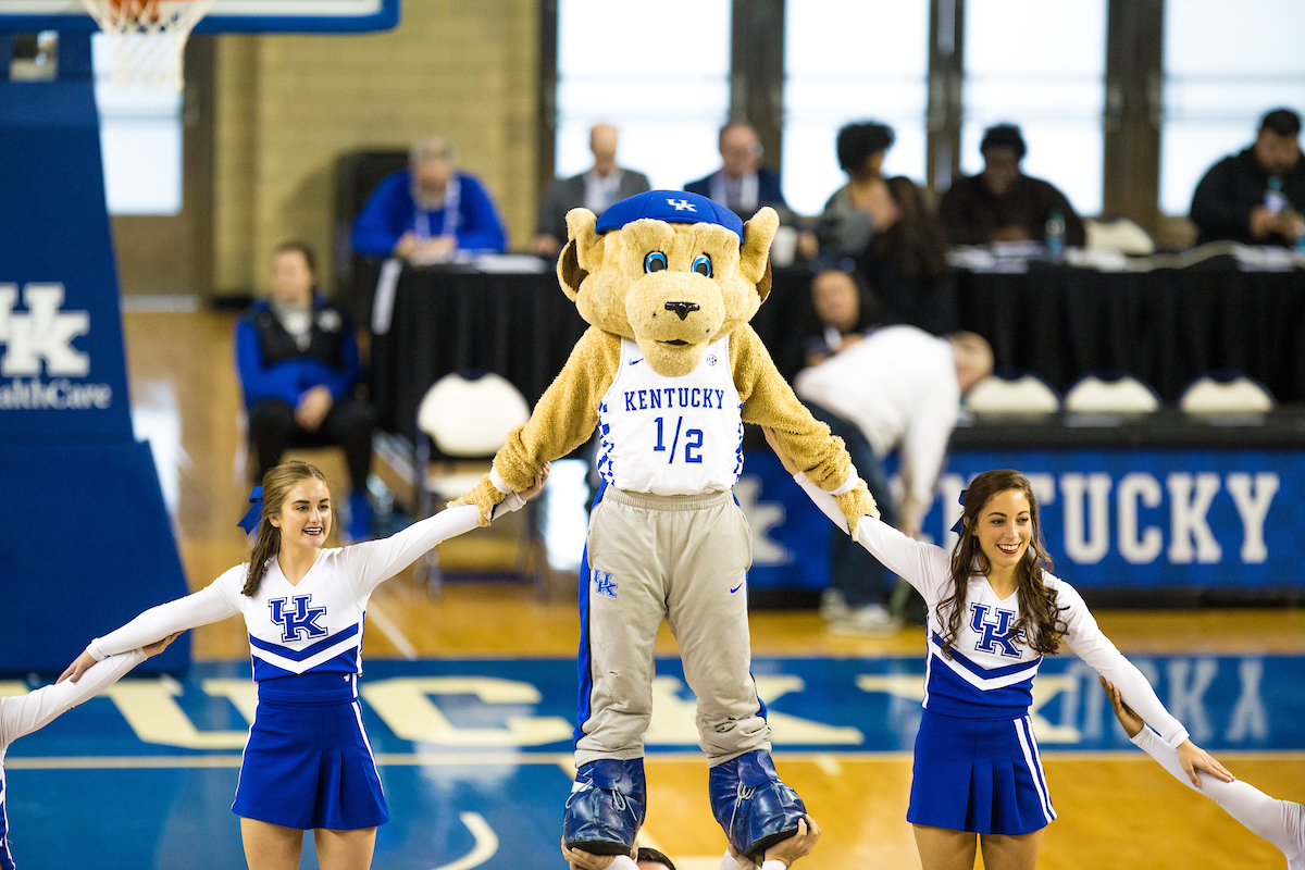 Cheer

UK women's basketball beats Morehead State. 

Photo by Maddie Baker  | UK Athletics