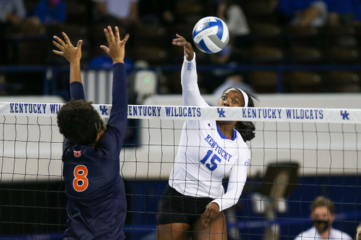 Azhani Tealer.

Kentucky beats Auburn 3-0.

Photo by Hannah Phillips | UK Athletics