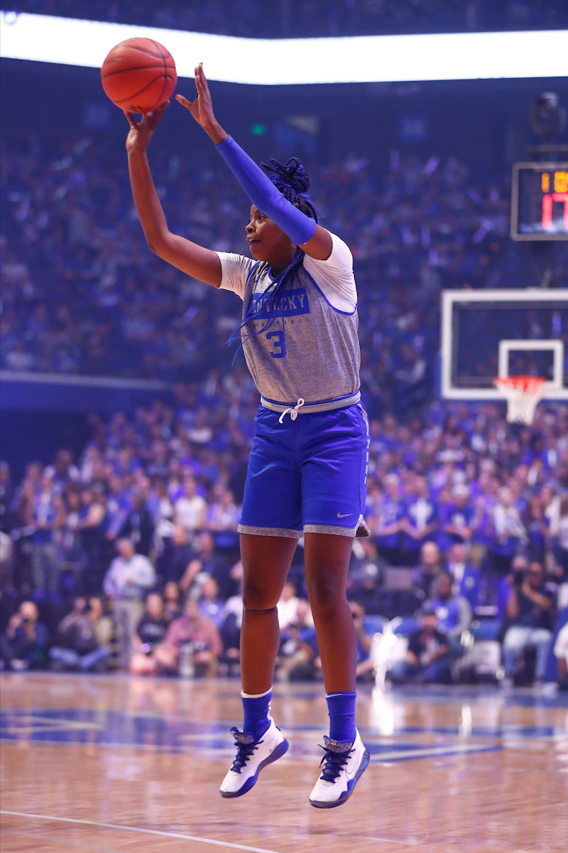 Keke McKinney.

2019 Big Blue Madness

Photo by Chet White | UK Athletics