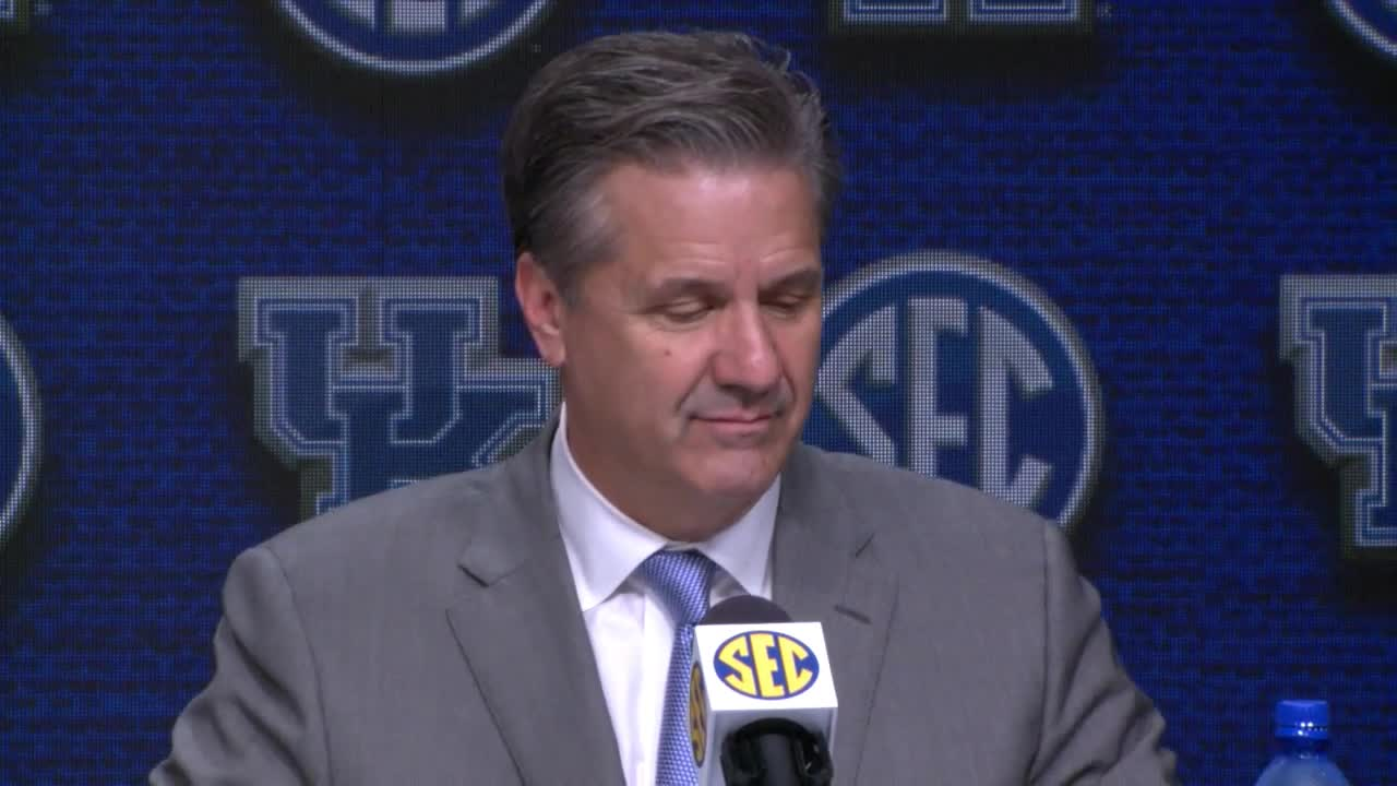 MBB: Coach Calipari, Herro and Travis - Alabama Postgame