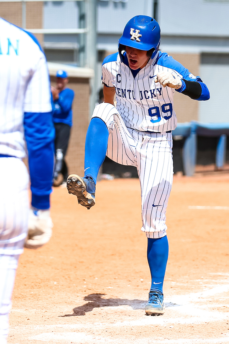 Kayla Kowalik. Celebration..

Kentucky beats Ole Miss 8-2.

Photo by Eddie Justice | UK Athletics