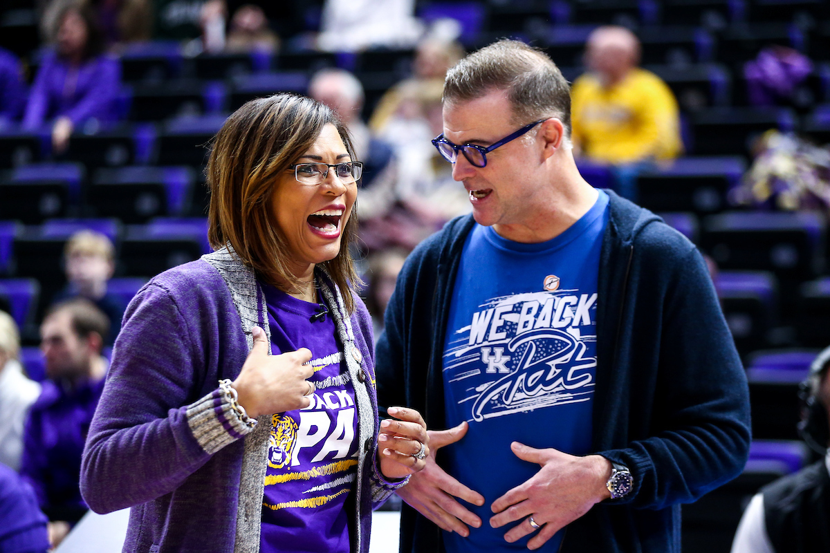 Matthew Mitchell. 

Kentucky falls to LSU 65-59. 

Photo by Eddie Justice | UK Athletics
