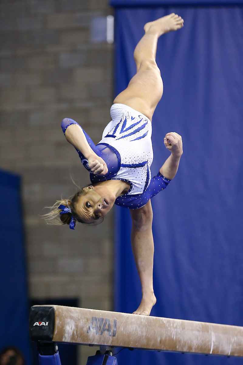 Josie Angeny.

Kentucky gymnastics loses to Florida.

Photo by Tommy Quarles | UK Athletics