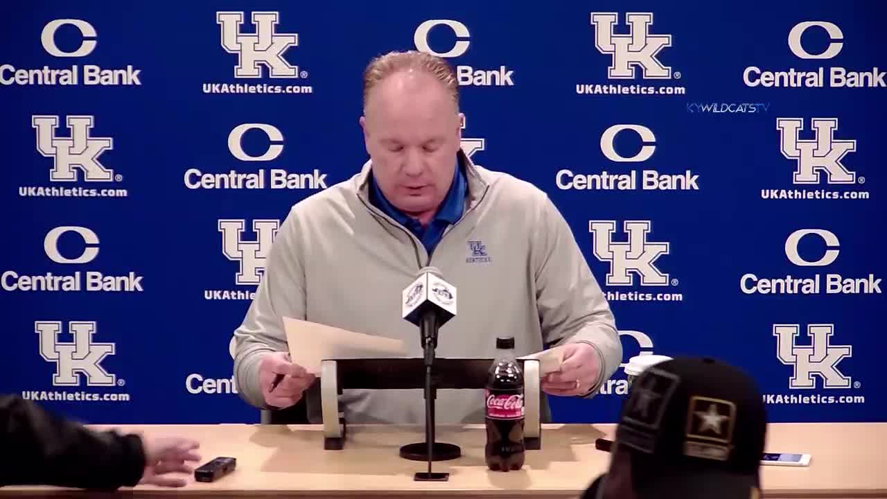 FB; Coach Stoops - Pre-MTSU