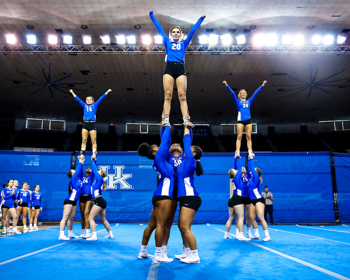 Gabbi Freeman.

Kentucky Stunt sweeps Ashland in a doubleheader.

Photo by Eddie Justice | UK Athletics