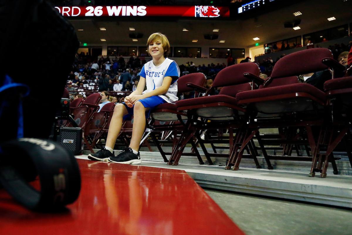 Fan.

The University of Kentucky men?s basketball falls to South Carolina 76-68 on Wednesday, 
January 16th, 2018, at Colonial Life Arena in Columbia, SC.

Photo by Quinn Foster I UK Athletics