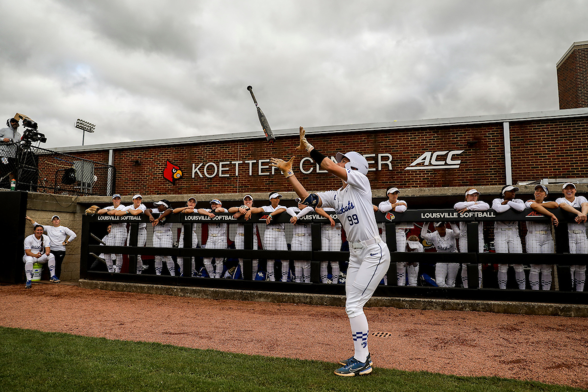 Kayla Kowalik.

Kentucky beat Louisville 9-0.

Photos by Chet White | UK Athletics