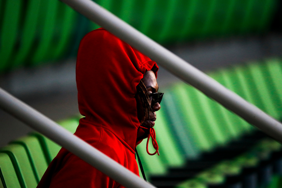 Fan.

Day 1. 2021 NCAA Track and Field Championships.

Photo by Chet White | UK Athletics