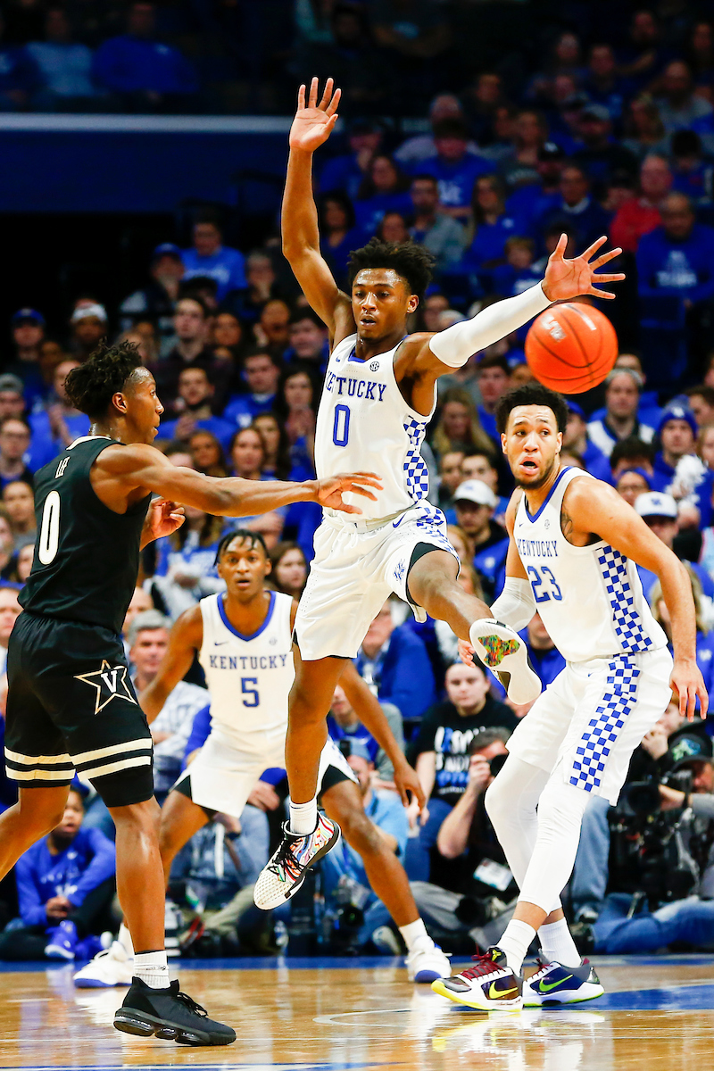 Ashton Hagans. 

UK beats Vandy 71-62. 

Photo By Barry Westerman | UK Athletics