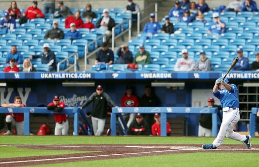 Ryan Shinn 

The Baseball team falls to Georgia 10-8 on Saturday, March  30, 2019. 

Photo by Britney Howard | UK Athletics