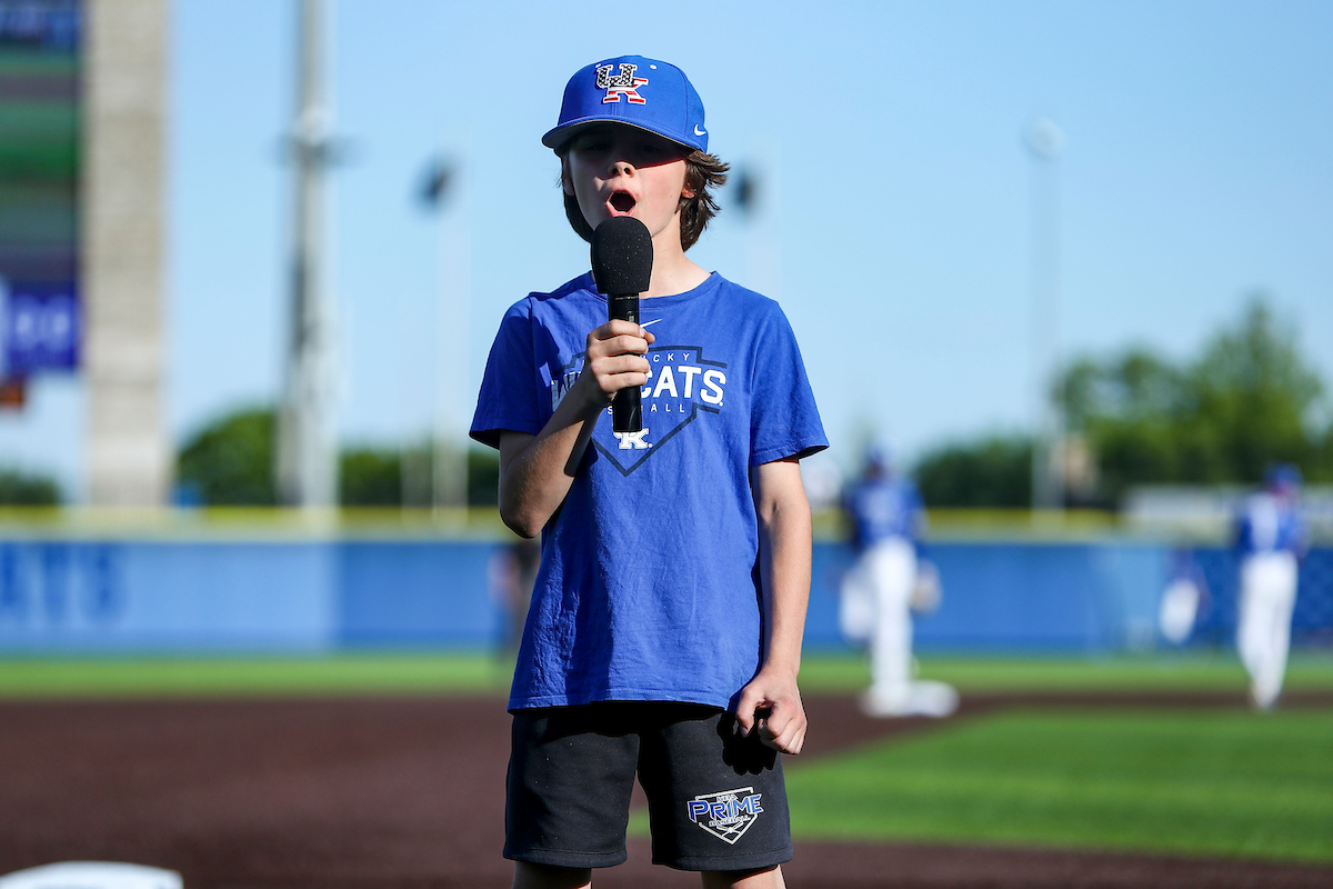 Play Ball Kid.

Kentucky defeats Tennessee Tech 13-0.

Photo by Sarah Caputi | UK Athletics