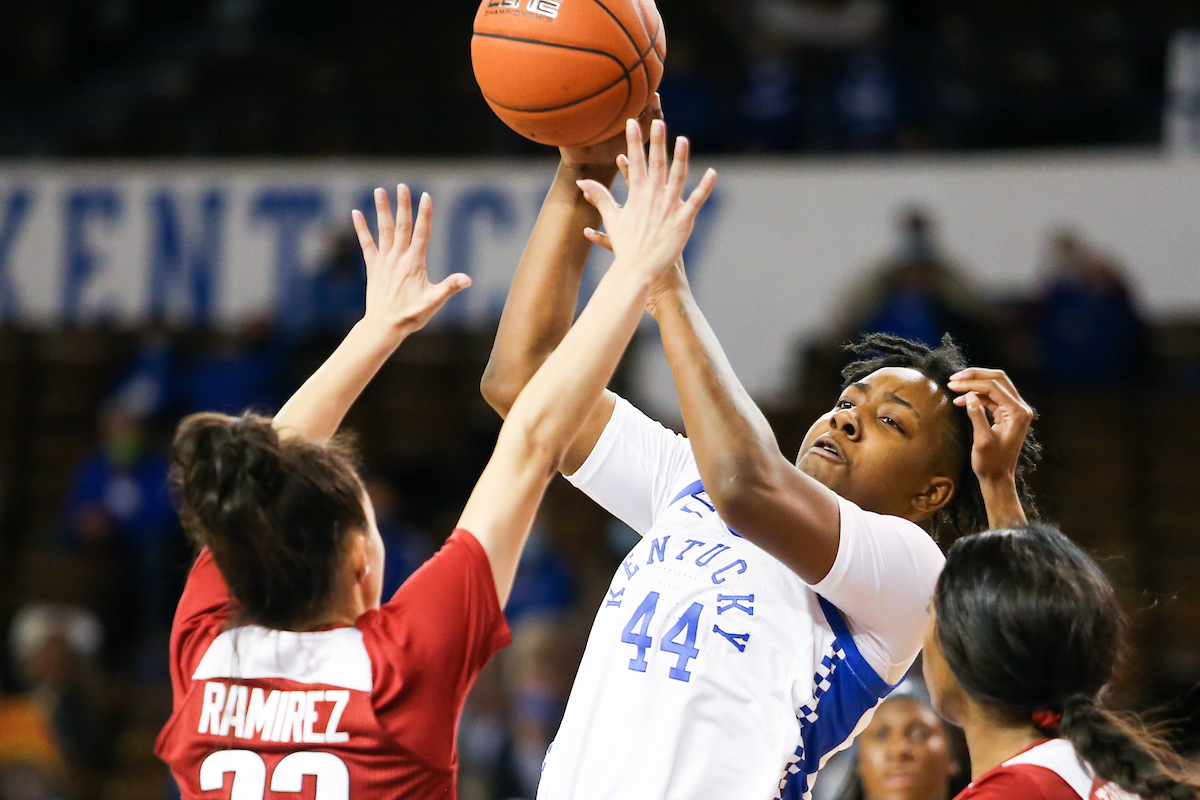 Dre’Una Edwards.

Kentucky beats Arkansas 75-64.

Photo by Hannah Phillips | UK Athletics