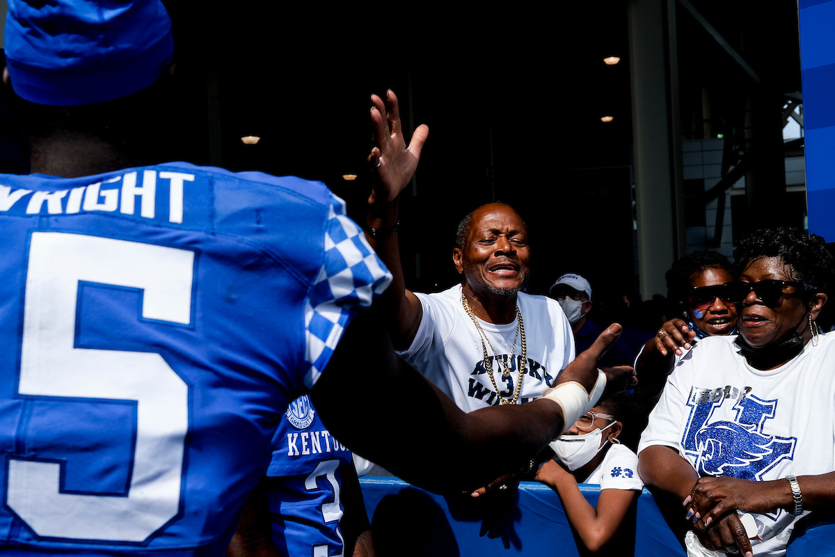 Fans.

UK beat ULM 45-10.

Photos by Chet White | UK Athletics