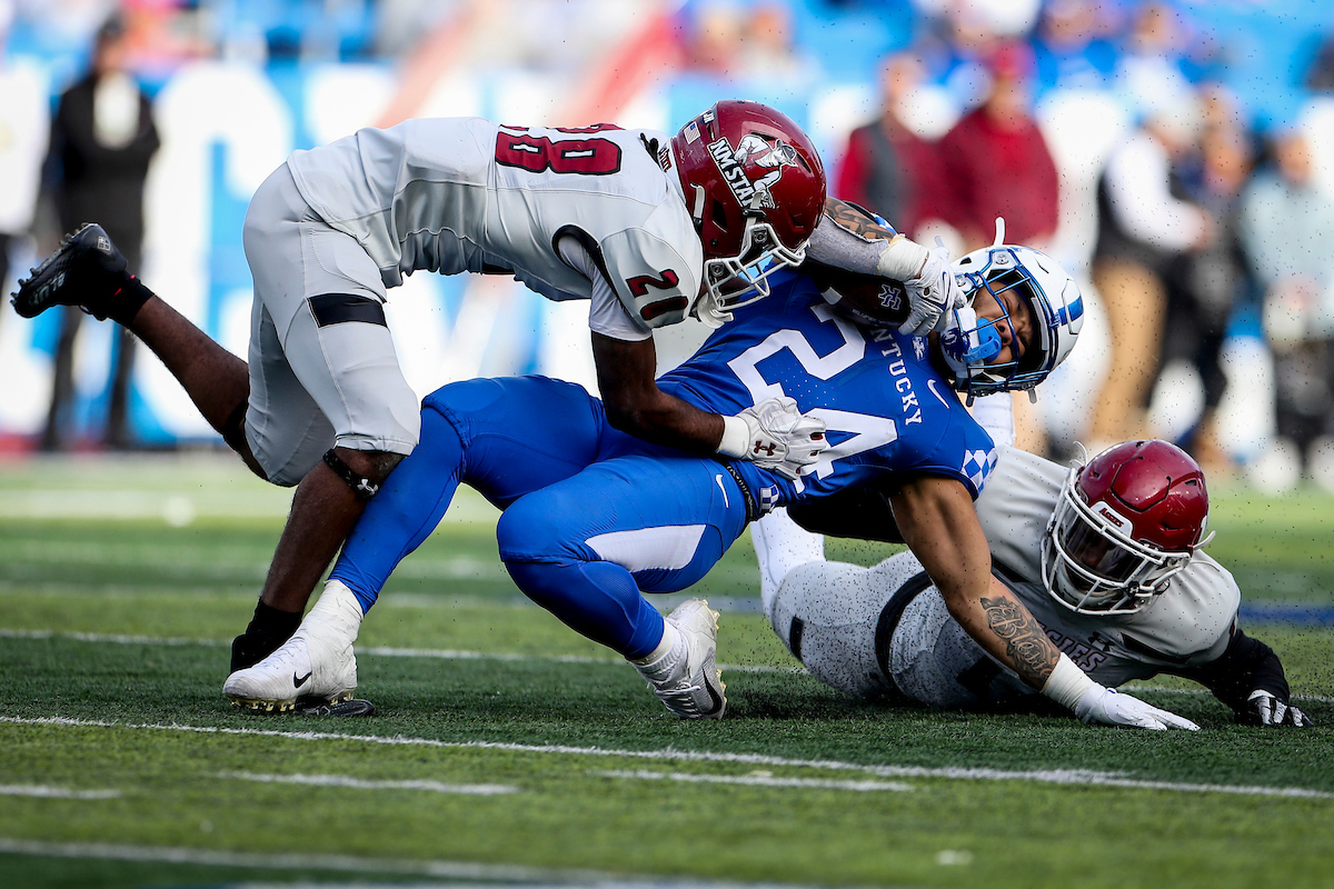 Chris Rodriguez Jr.

Kentucky beat New Mexico State 56-16.

Photos by Chet White | UK Athletics
