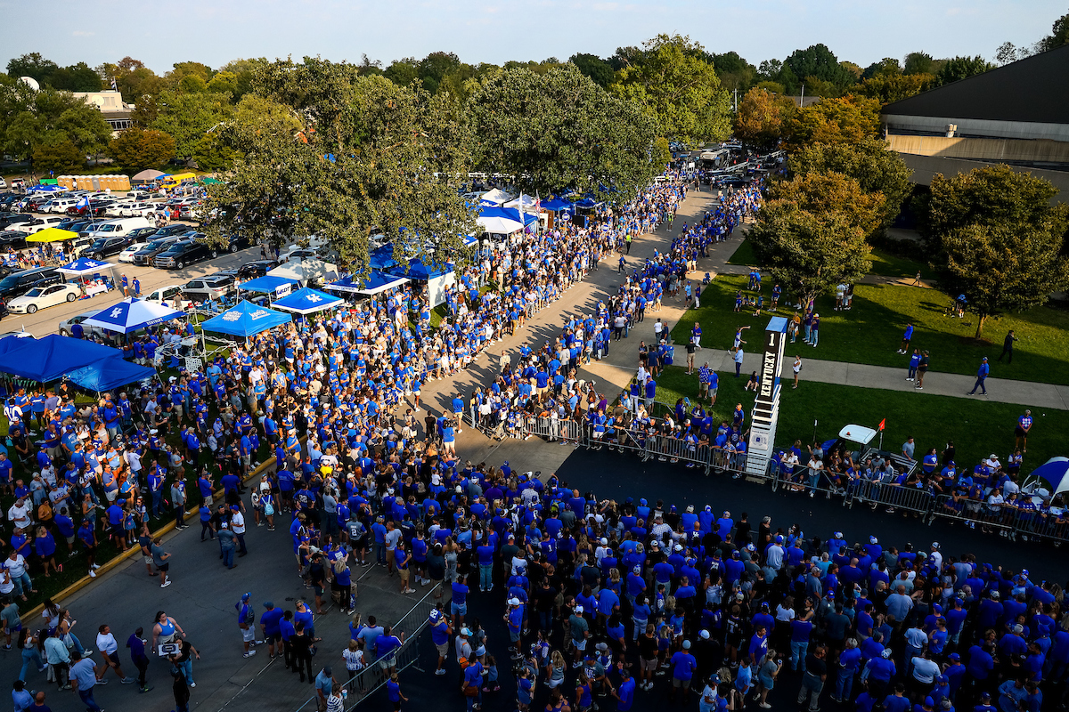 Catwalk. 

UK beat LSU 42-21.

Photo by Eddie Justice | UK Athletics