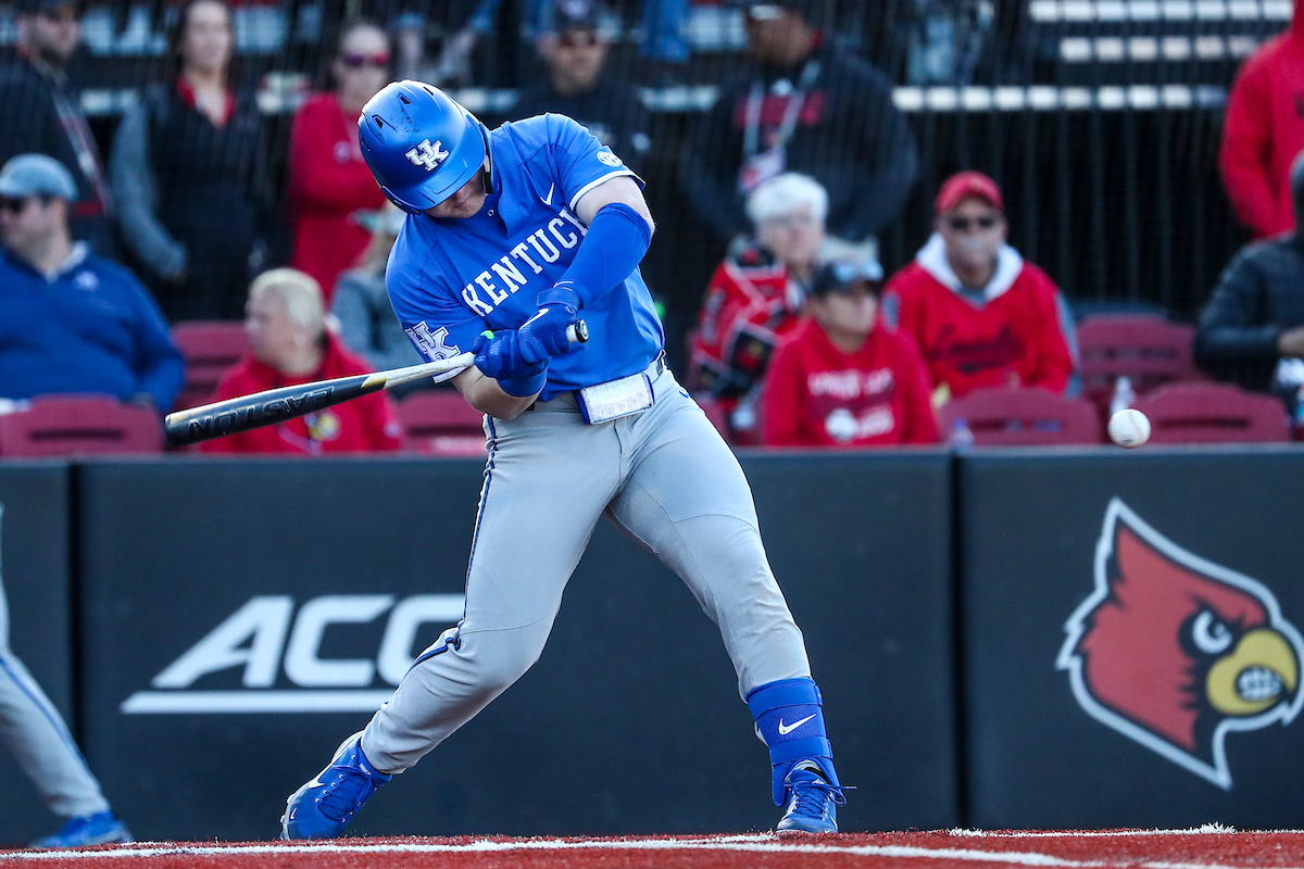 Reuben Church.

Kentucky falls to Louisville 2-4.

Photo by Sarah Caputi | UK Athletics